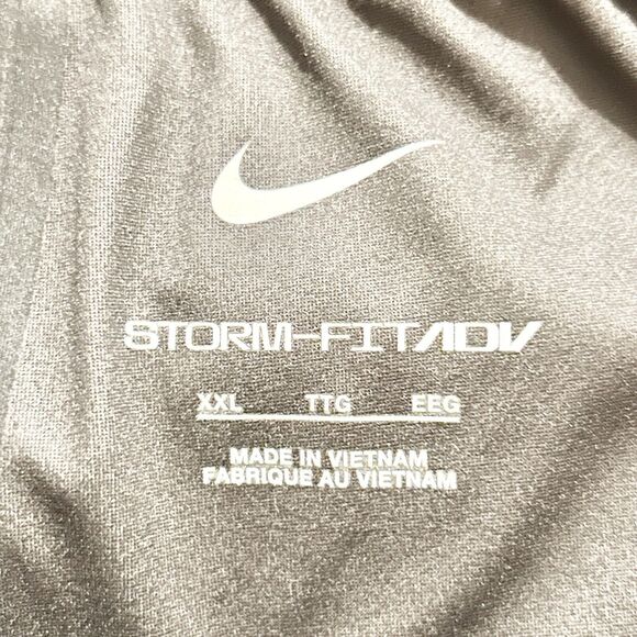 Nike Storm-FIT ADV Men’s Size 2XL Black Waterproof Loose-Fit Golf Pants - Picture 8 of 9